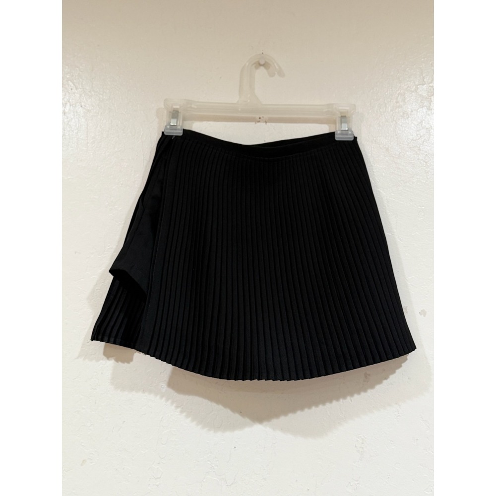 Au La La Design Presley Pleated Mini Skort Black Size 2 Tennis Golf Skirt NWT - Picture 4 of 6
